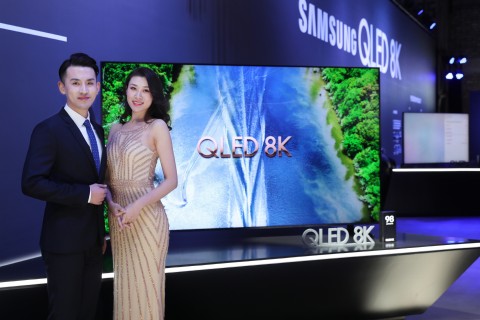 삼성전자가 중국에서 QLED 8K 신제품 발표회를 개최했다. 삼성전자 제공