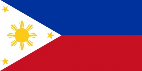 필리핀 국기.