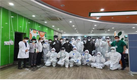 경북대학교 생활관이 지난달 28일 코로나19 경증환자 생활치료센터 운영을 끝냈다. 대구시 제공.
