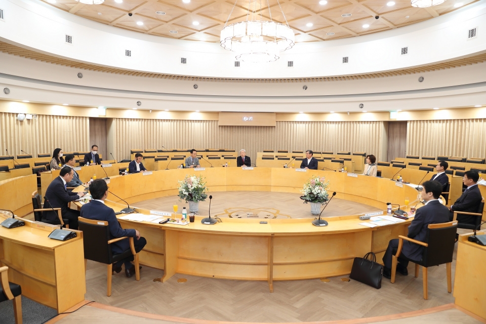 지난 7일 경북대 중앙회의실에서 국가거점국립대학교 총장협의회가 개최됐다. 경북대 제공