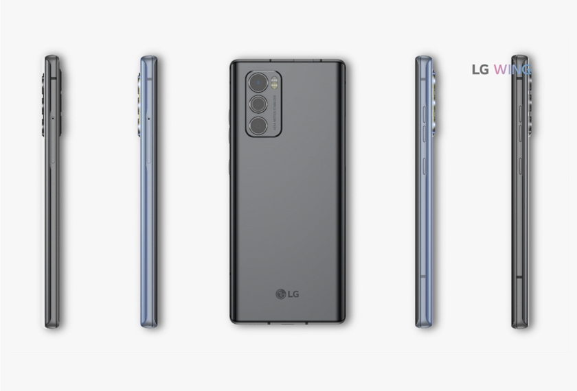 LG전자 전략 스마트폰 ‘LG 윙’ 제품사진. (LG전자 제공)