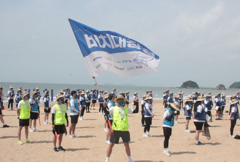 스포넥트가 2022년 ‘대학생 87km 비치대장정’ 3기 대원과 후원사를 모집한다. (스포넥스 제공) 2022.04.28